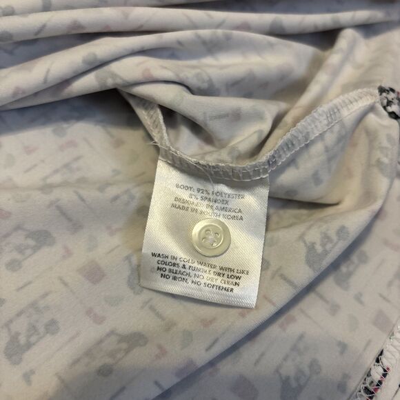Rhoback Men’s Short Sleeve Performance Polo The Bev Cart White Men’s Size Large - Picture 6 of 7